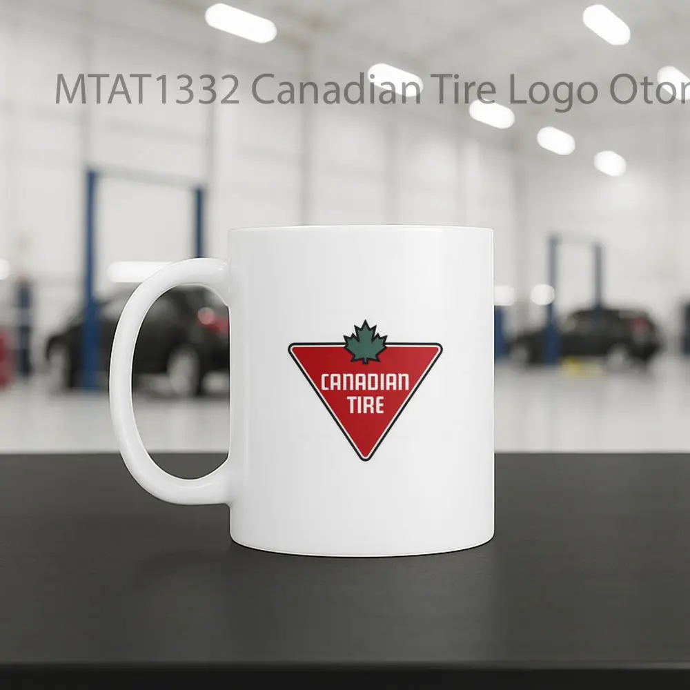 Canadian Tire Logo Otomotif Mug - Sudut 2
