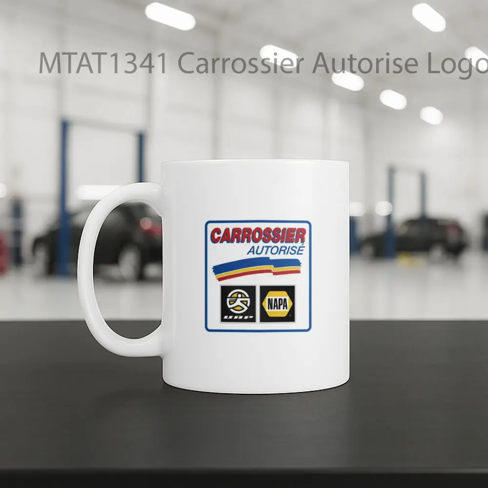 Carrossier Autorise Logo Otomotif Mug - Sudut 2