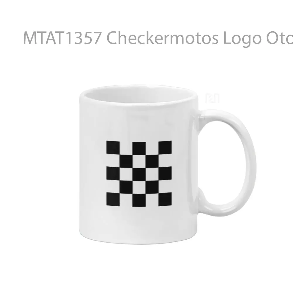 Checkermotos Logo Otomotif Mug