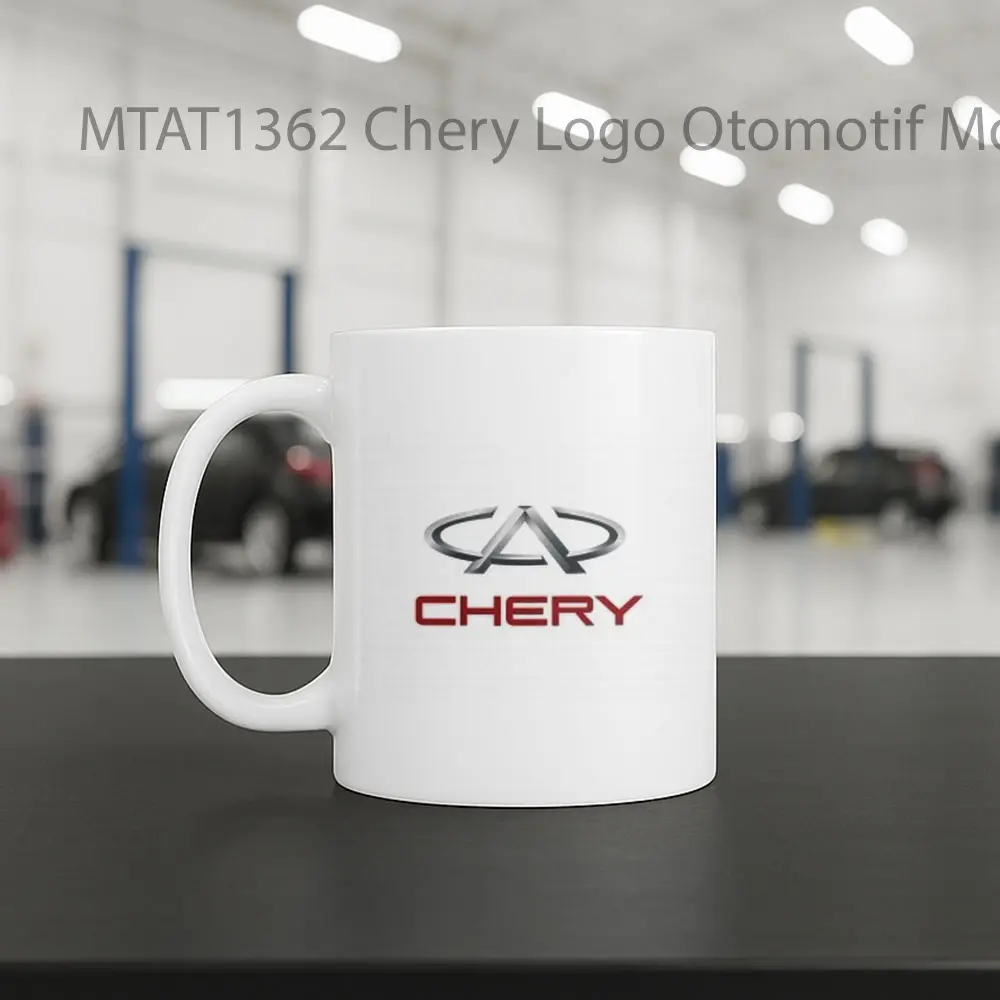 Chery Logo Otomotif Mug - Sudut 2