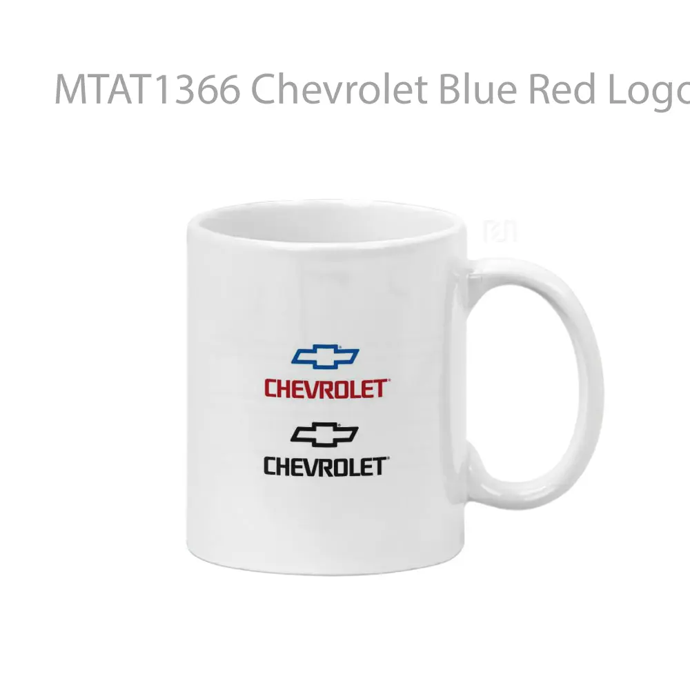 Chevrolet Blue Red Logo Otomotif Mug