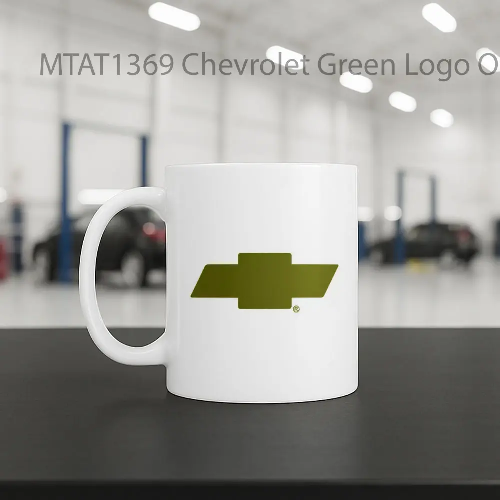 Chevrolet Green Logo Otomotif Mug - Sudut 2