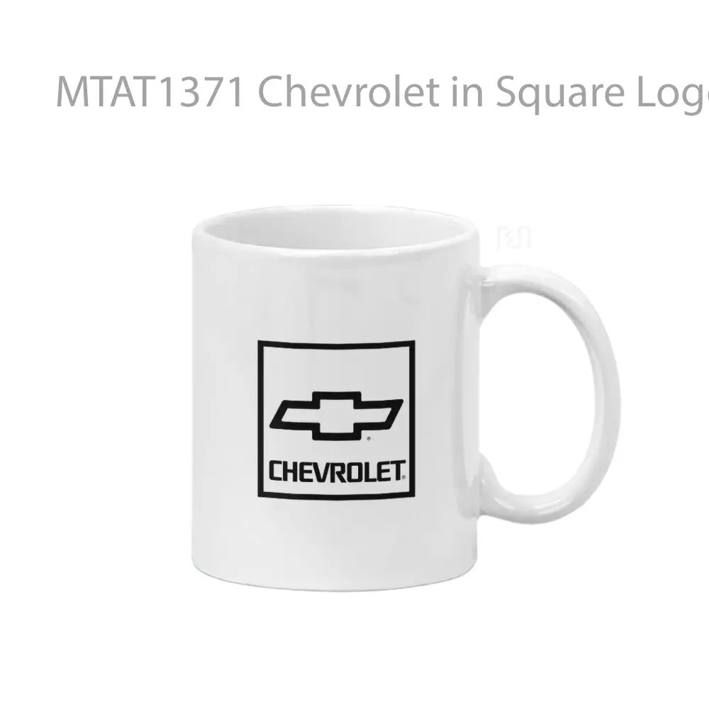 Chevrolet in Square Logo Otomotif Mug