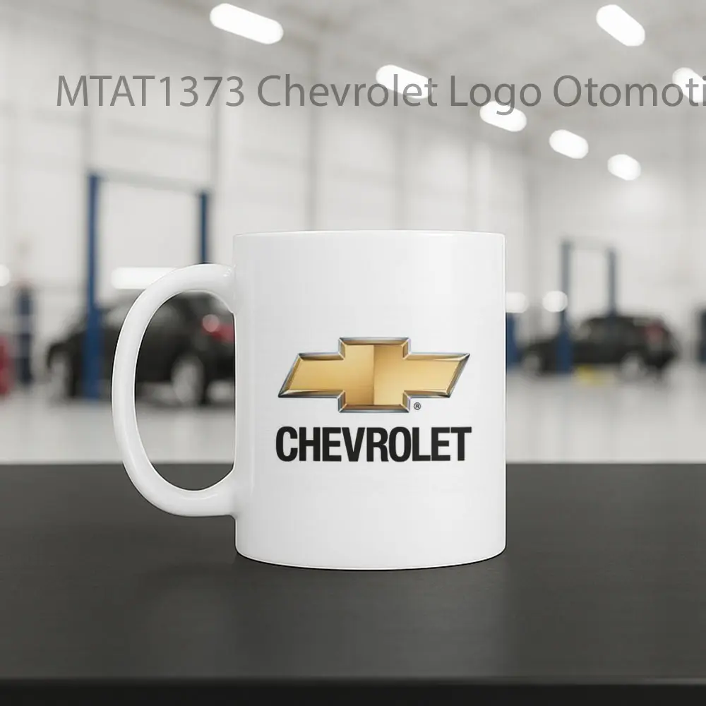 Chevrolet Logo Otomotif Mug - Sudut 2