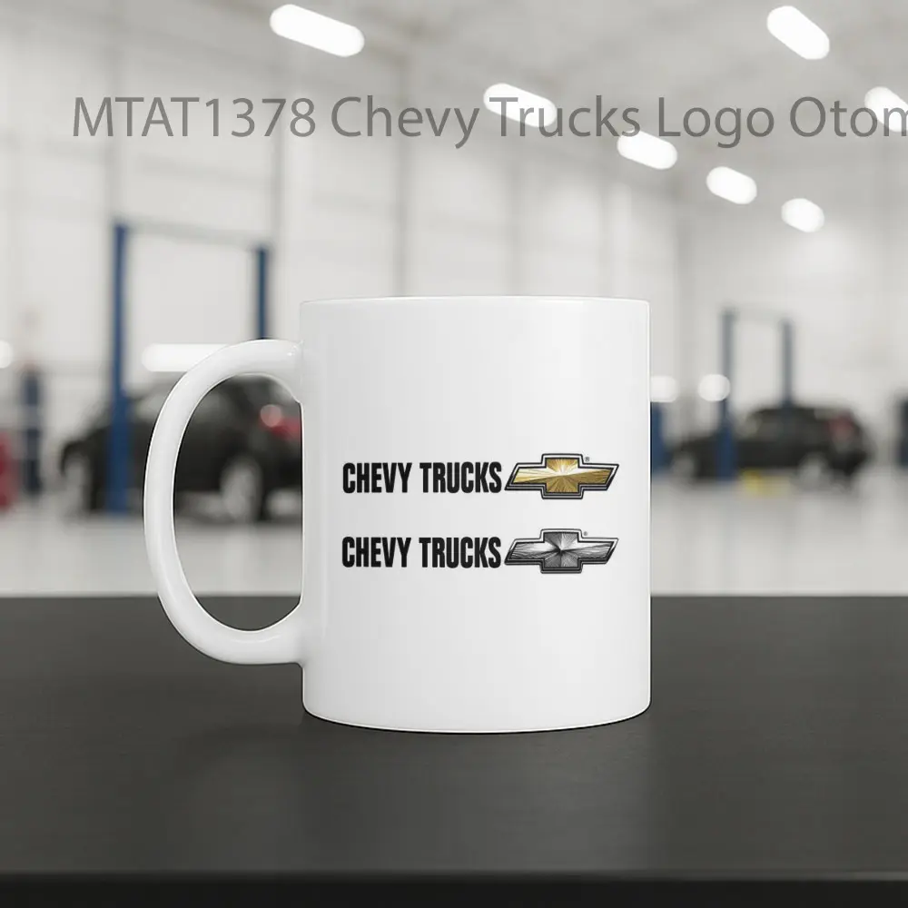Chevy Trucks Logo Otomotif Mug - Sudut 2
