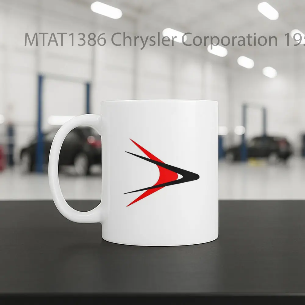 Chrysler Corporation 1955  1962 Logo Otomotif Mug - Sudut 2