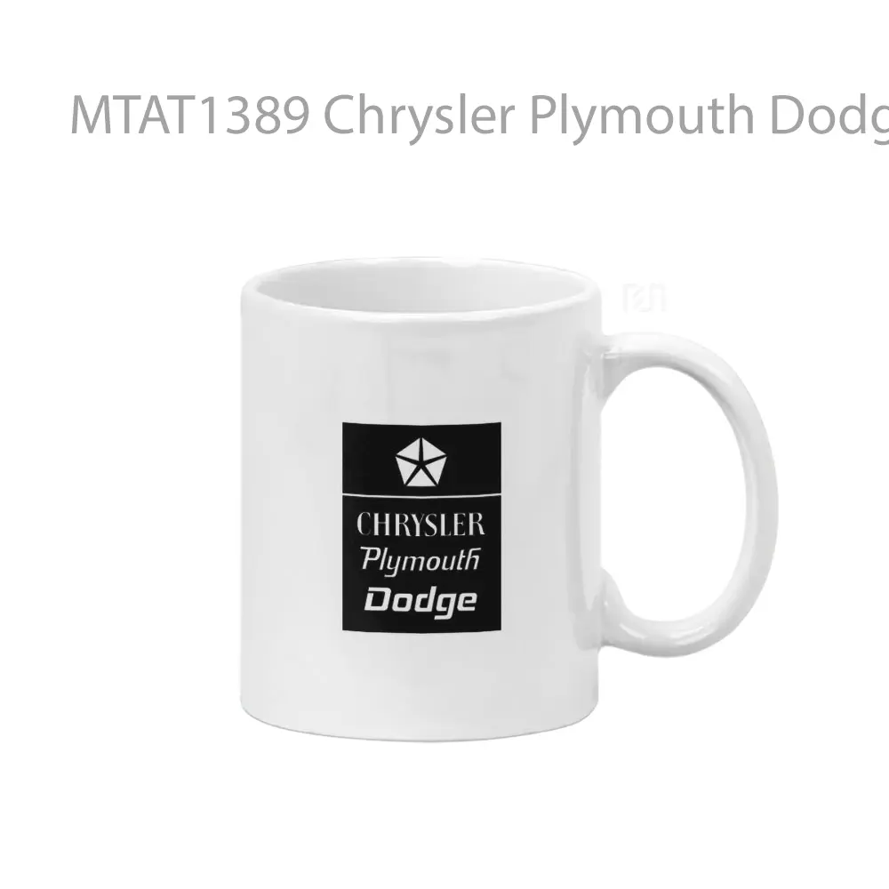 Chrysler Plymouth Dodge Logo Otomotif Mug