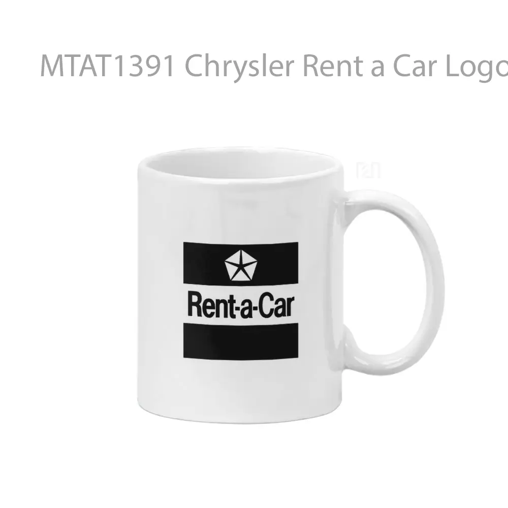 Chrysler Rent a Car Logo Otomotif Mug