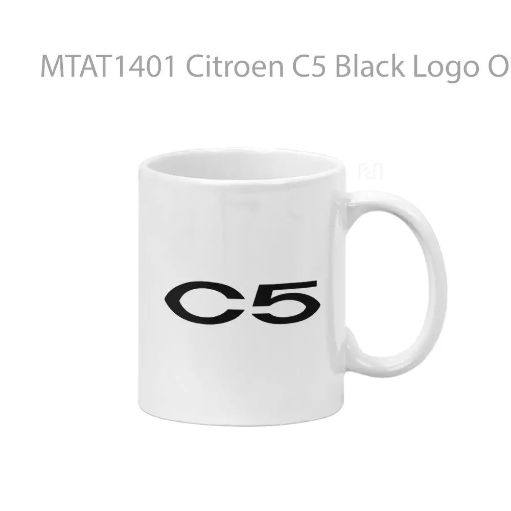 Citroen C5 Black Logo Otomotif Mug