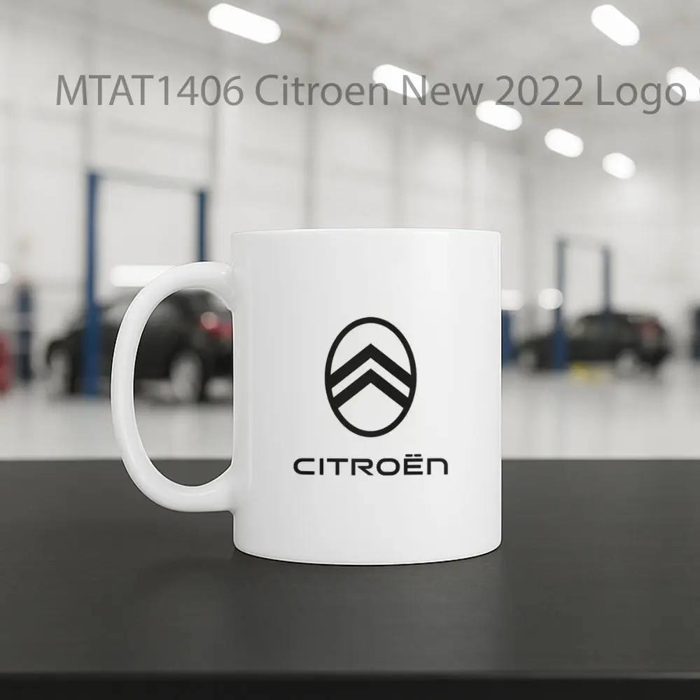 Citroen New 2022 Logo Otomotif Mug - Sudut 2