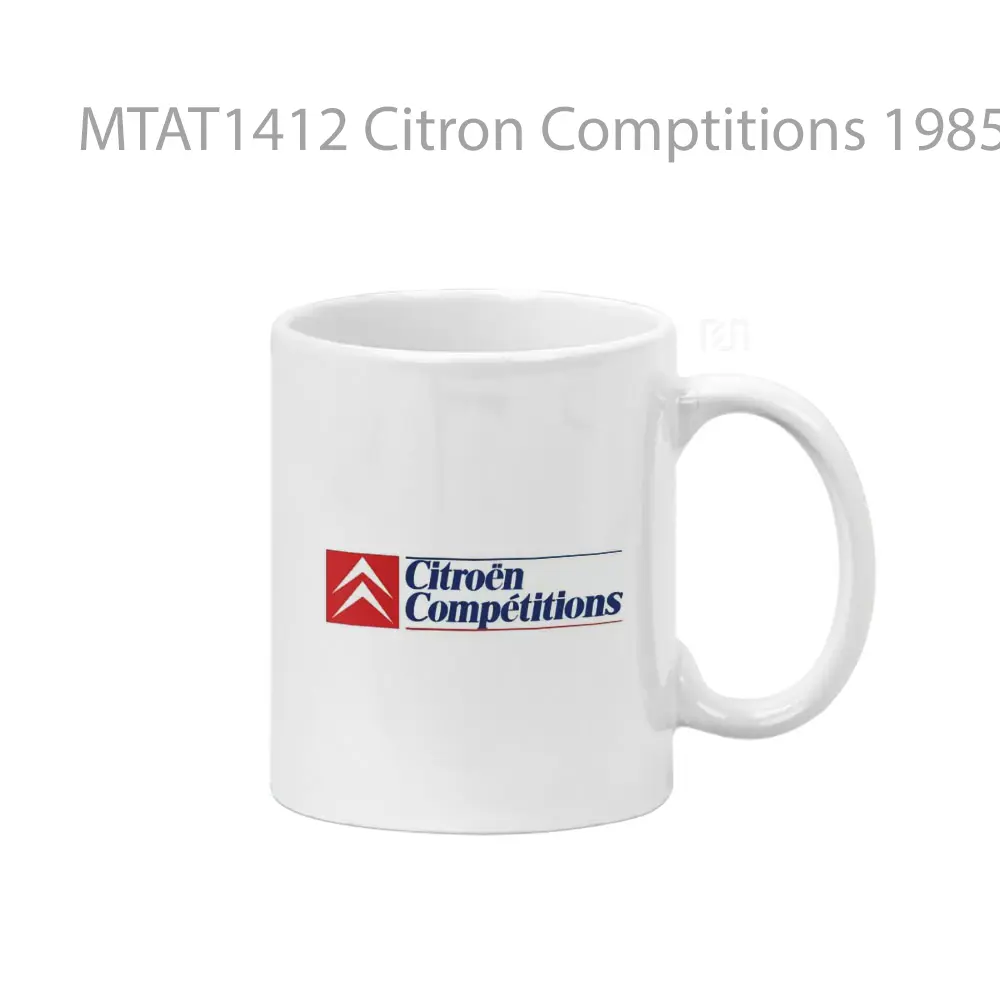Citron Comptitions 19851989 Logo Otomotif Mug