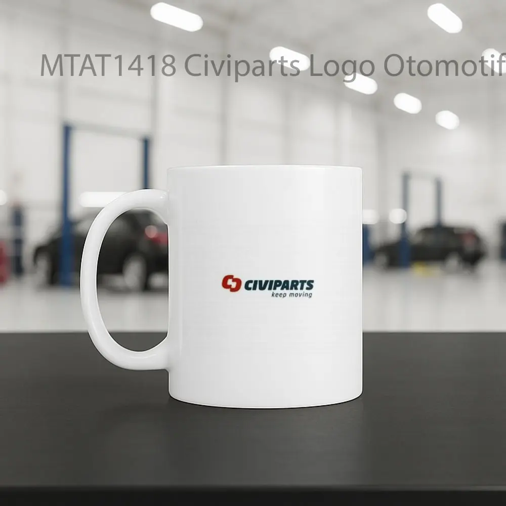 Civiparts Logo Otomotif Mug - Sudut 2