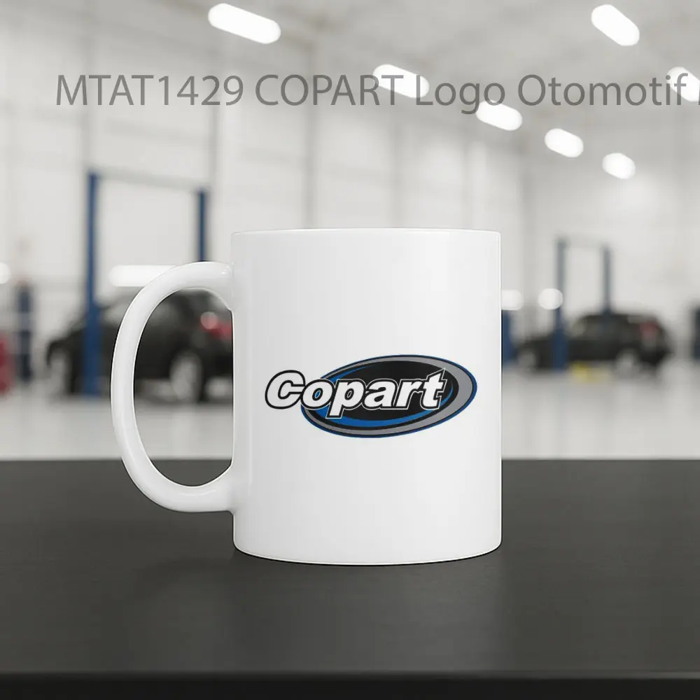 COPART Logo Otomotif Mug - Sudut 2