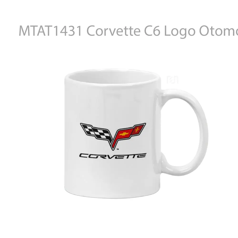 Corvette C6 Logo Otomotif Mug