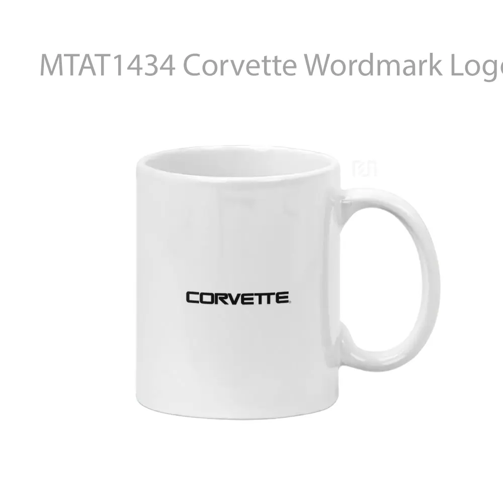 Corvette Wordmark Logo Otomotif Mug