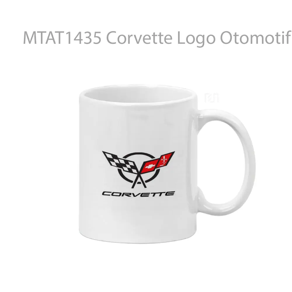 Corvette Logo Otomotif Mug