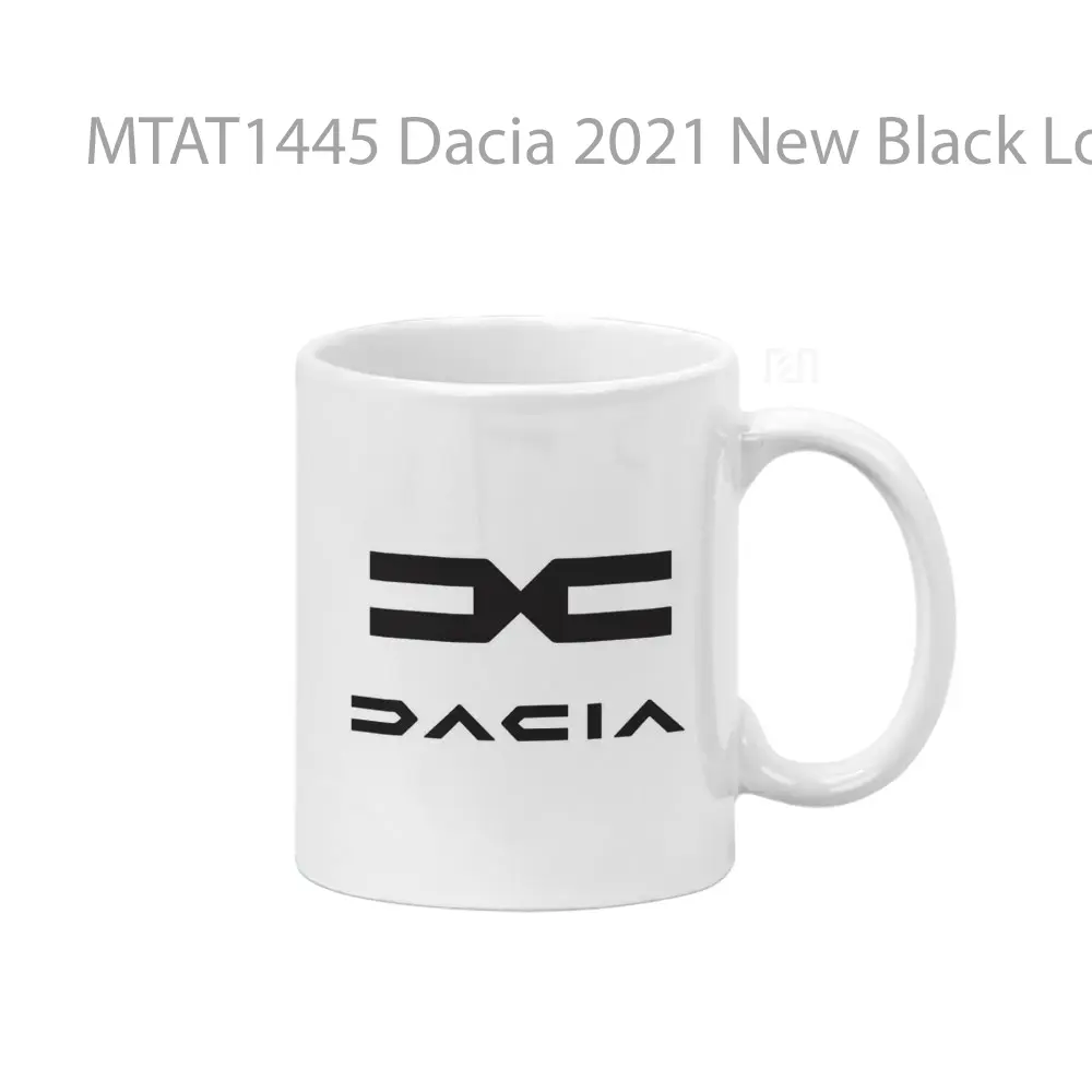 Dacia 2021 New Black Logo Otomotif Mug