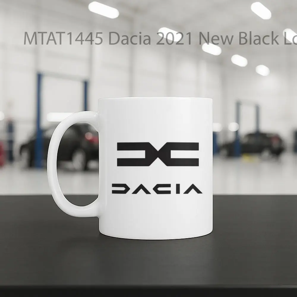 Dacia 2021 New Black Logo Otomotif Mug - Sudut 2