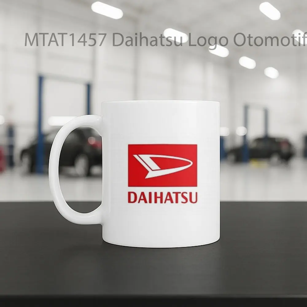Daihatsu Logo Otomotif Mug - Sudut 2