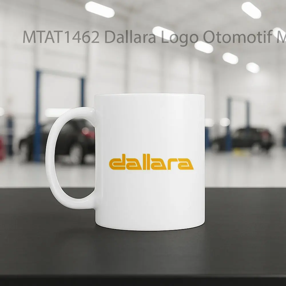 Dallara Logo Otomotif Mug - Sudut 2