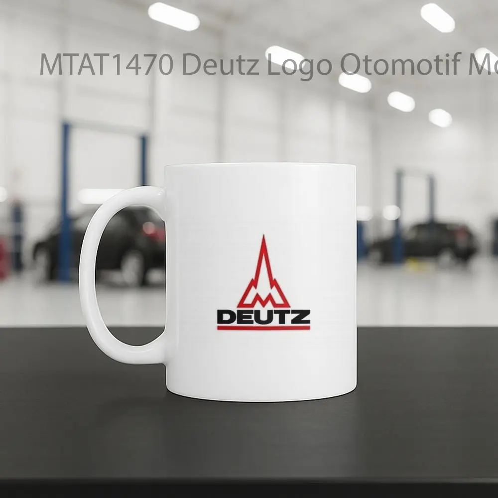 Deutz Logo Otomotif Mug - Sudut 2