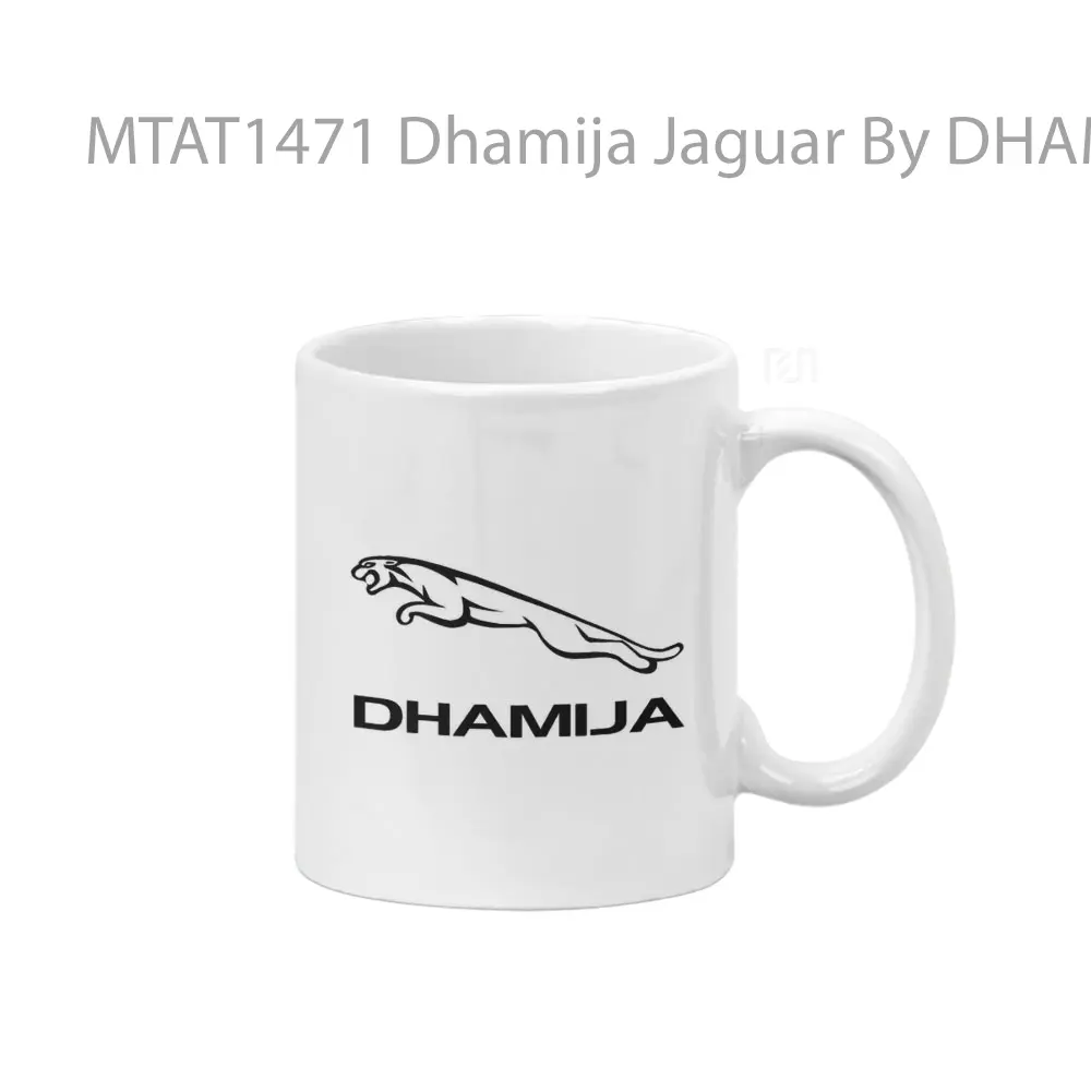 Mug Keramik Premium SNI - Dhamija Jaguar By DHAMIJA Logo Otomotif Mug