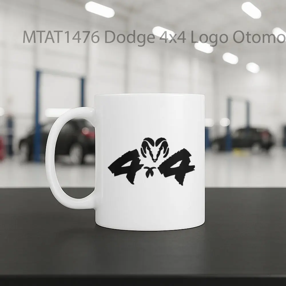 Dodge 4x4 Logo Otomotif Mug - Sudut 2