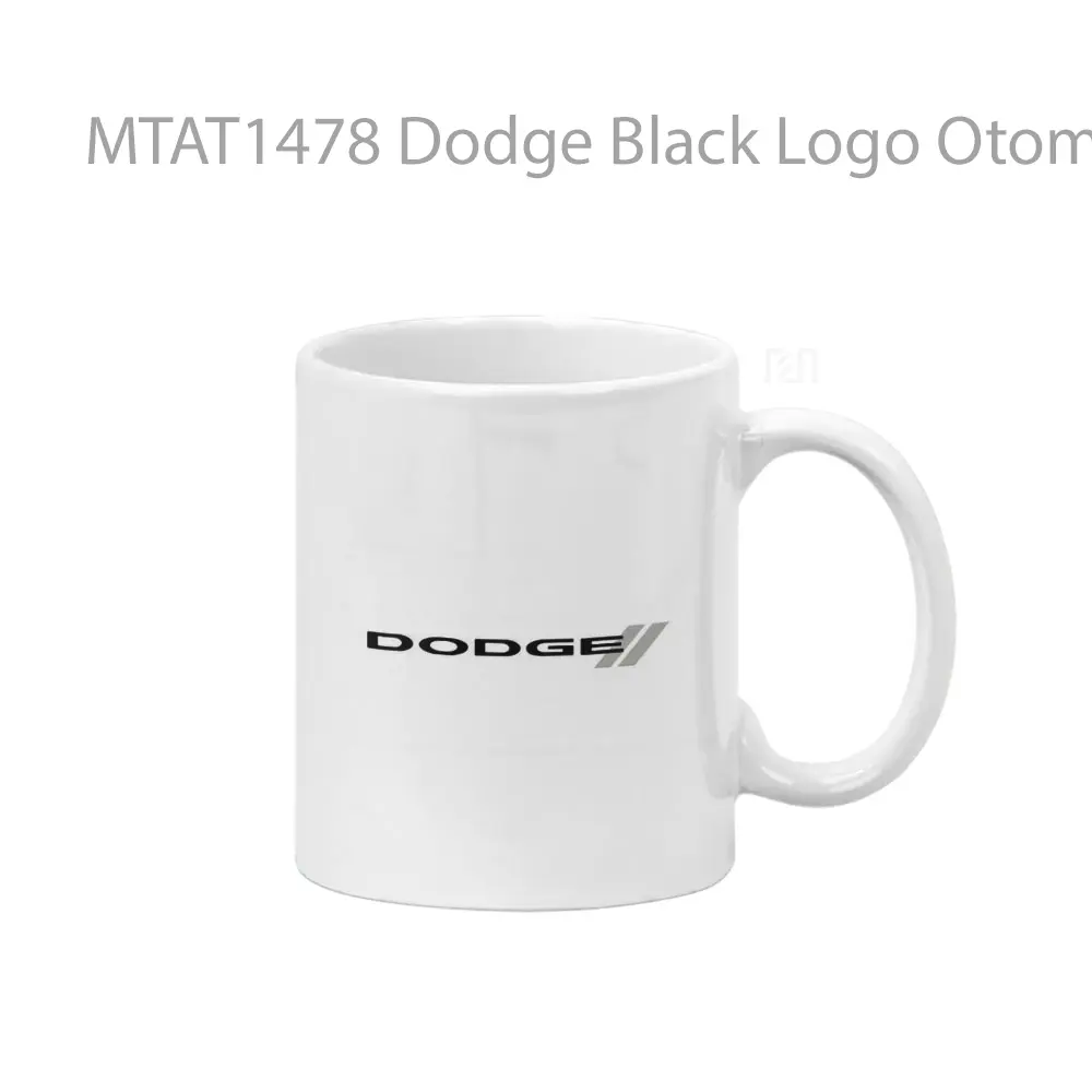 Dodge Black Logo Otomotif Mug