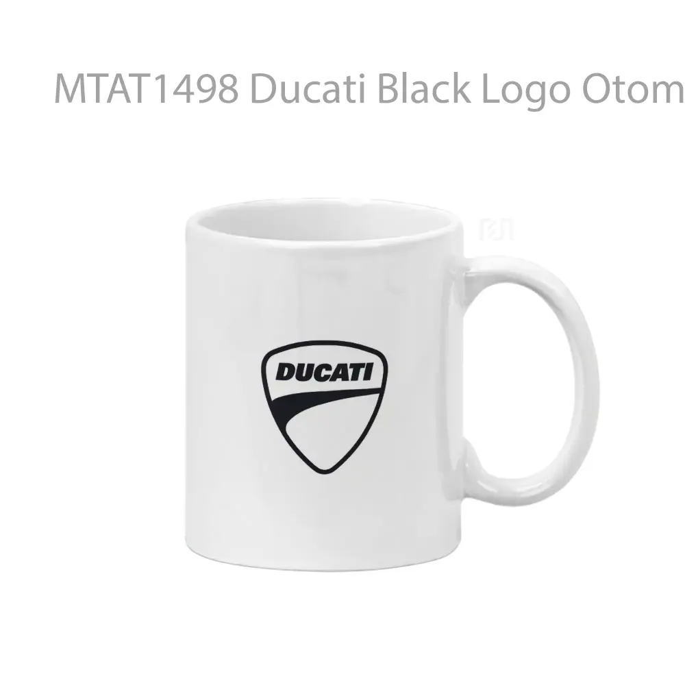 Ducati Black Logo Otomotif Mug
