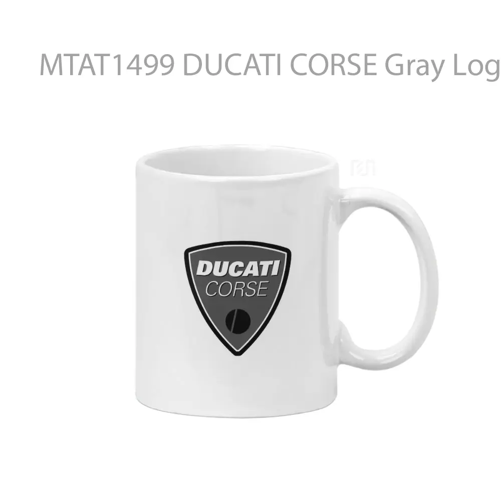 DUCATI CORSE Gray Logo Otomotif Mug