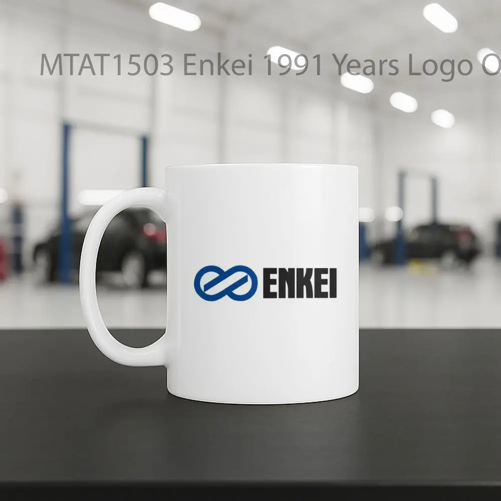 Enkei 1991 Years Logo Otomotif Mug - Sudut 2
