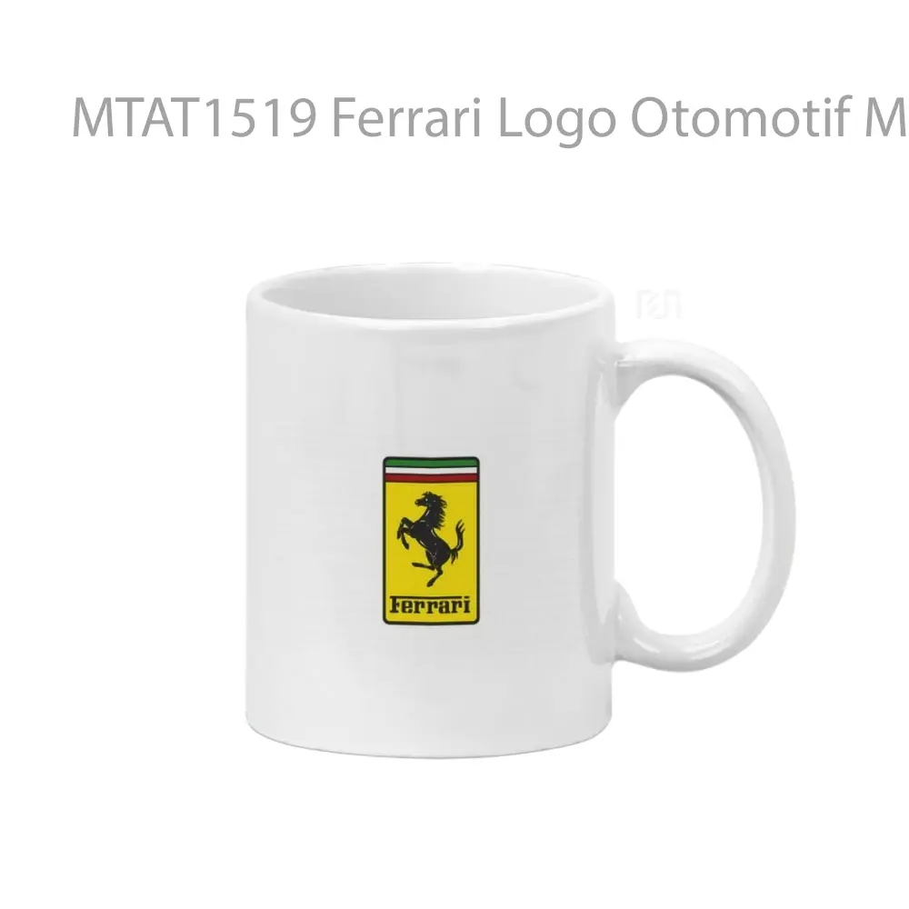 Ferrari Logo Otomotif Mug