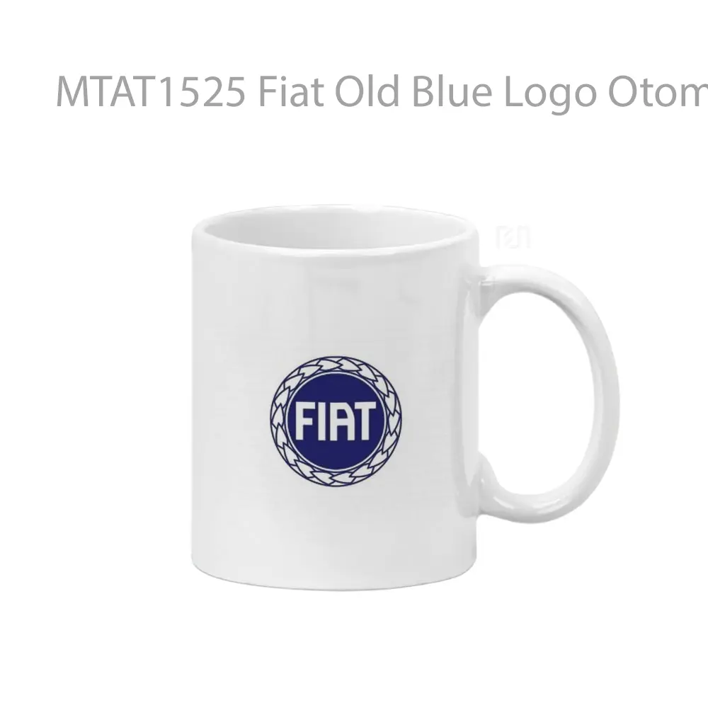 Fiat Old Blue Logo Otomotif Mug