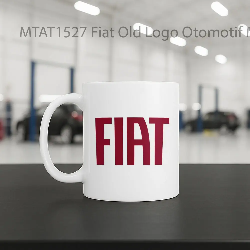 Fiat Old Logo Otomotif Mug - Sudut 2