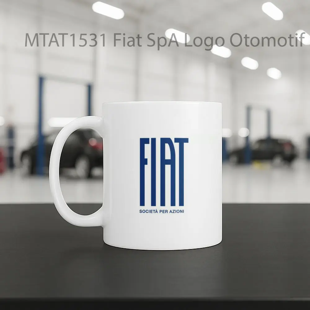 Fiat SpA Logo Otomotif Mug - Sudut 2