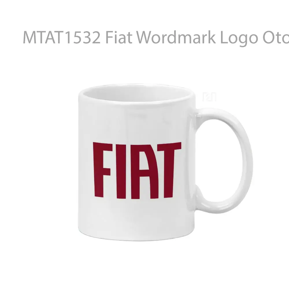 Fiat Wordmark Logo Otomotif Mug
