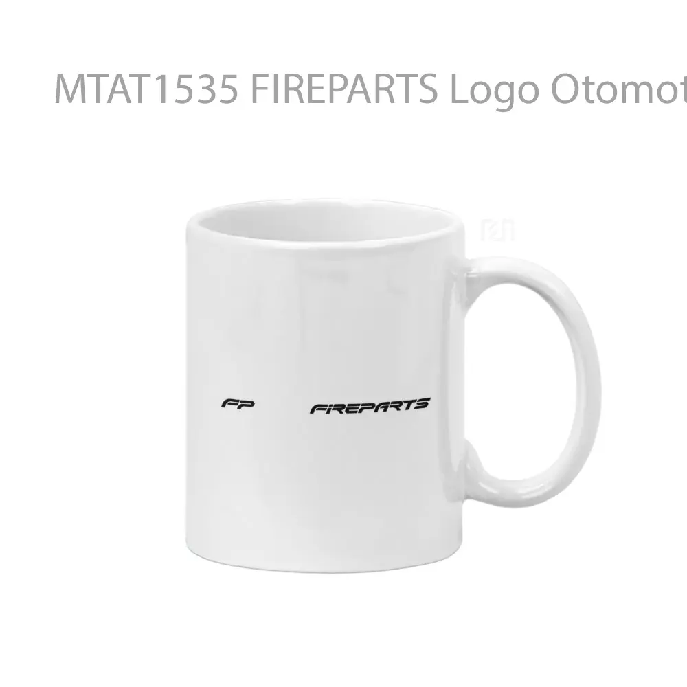 Mug Keramik Premium SNI - FIREPARTS Logo Otomotif Mug