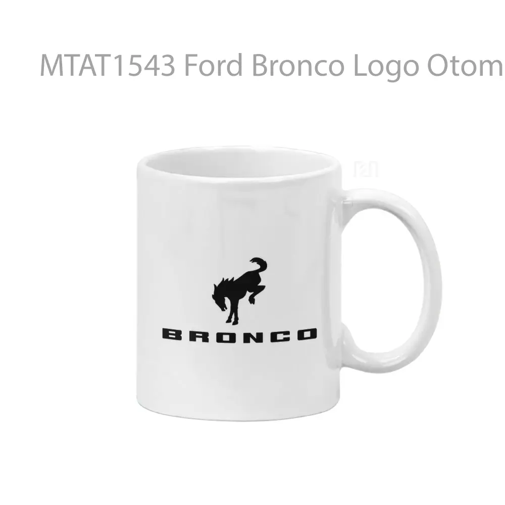 Ford Bronco Logo Otomotif Mug