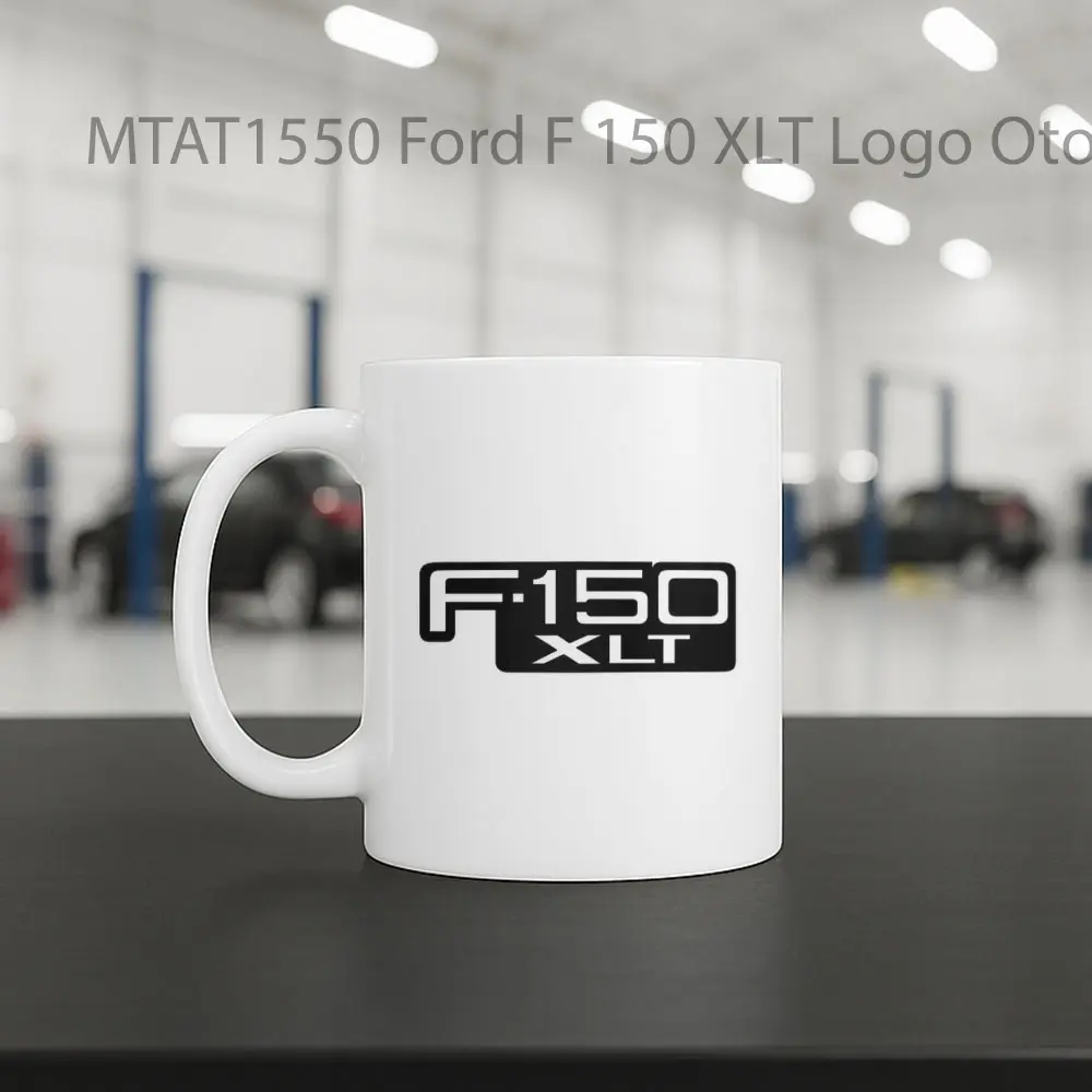Ford F 150 XLT Logo Otomotif Mug - Sudut 2