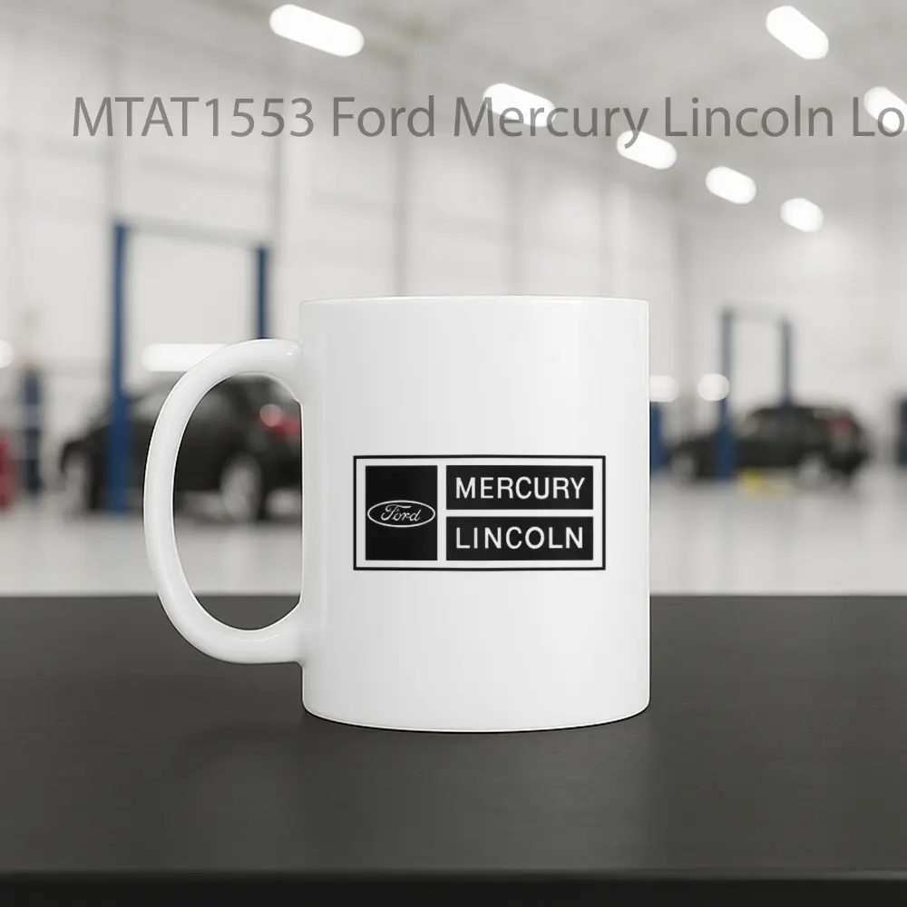 Ford Mercury Lincoln Logo Otomotif Mug - Sudut 2