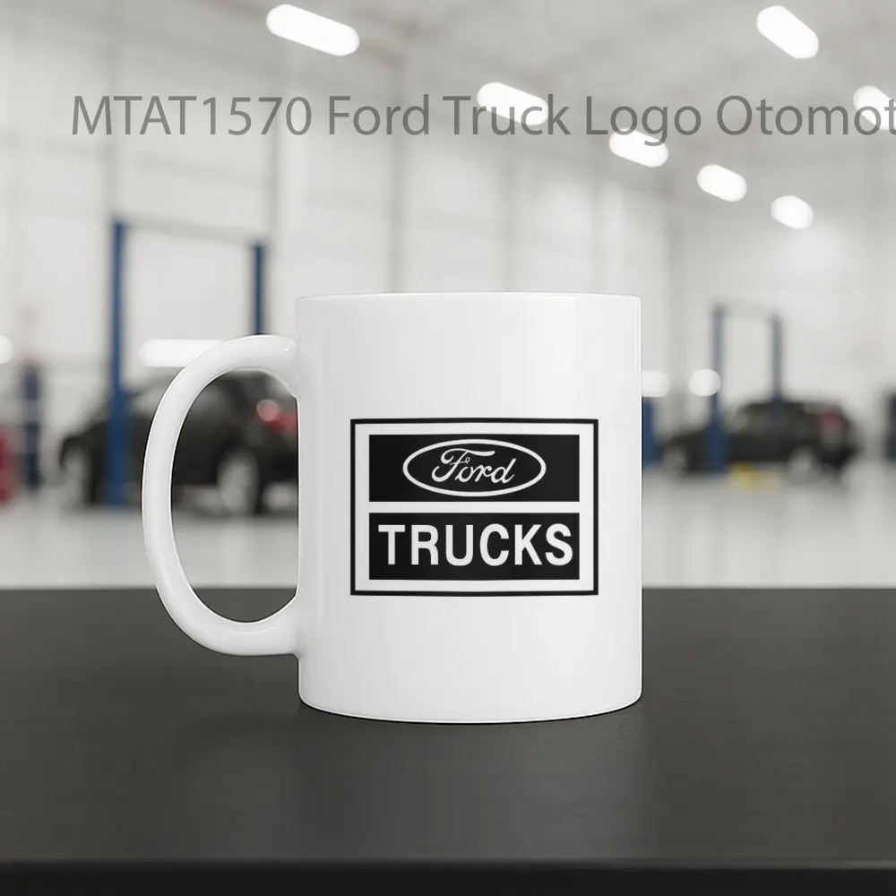Ford Truck Logo Otomotif Mug - Sudut 2