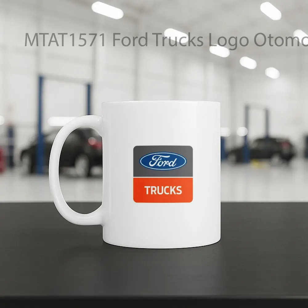 Ford Trucks Logo Otomotif Mug - Sudut 2