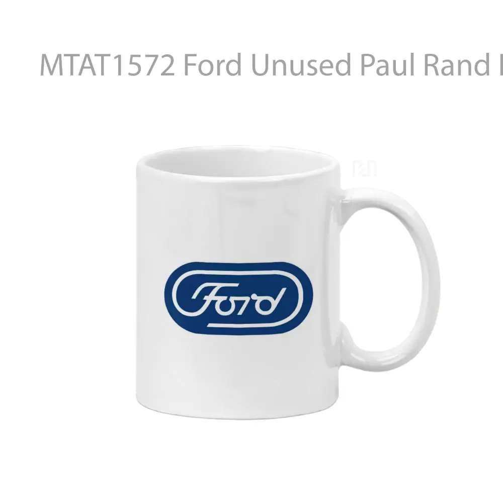 Ford Unused Paul Rand Logo Otomotif Mug
