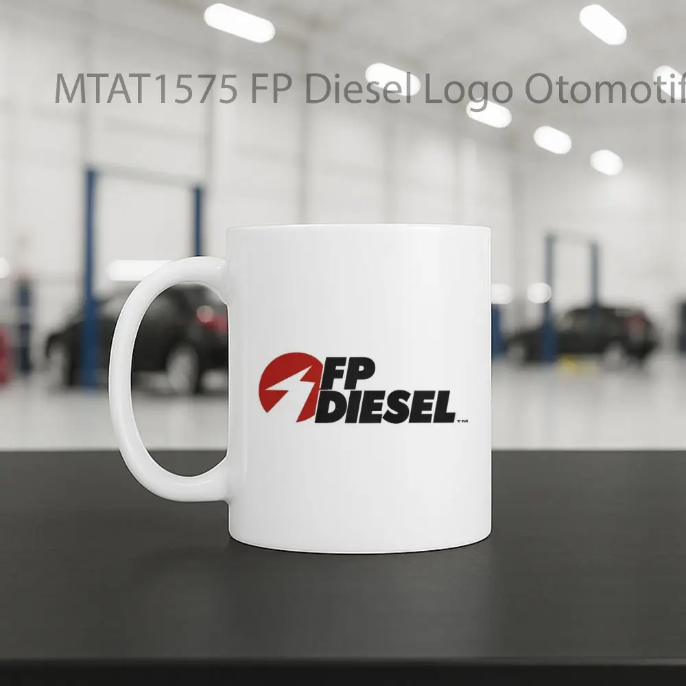 FP Diesel Logo Otomotif Mug - Sudut 2