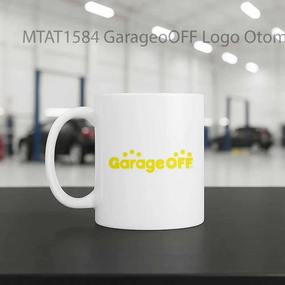 GarageoOFF Logo Otomotif Mug - Sudut 2