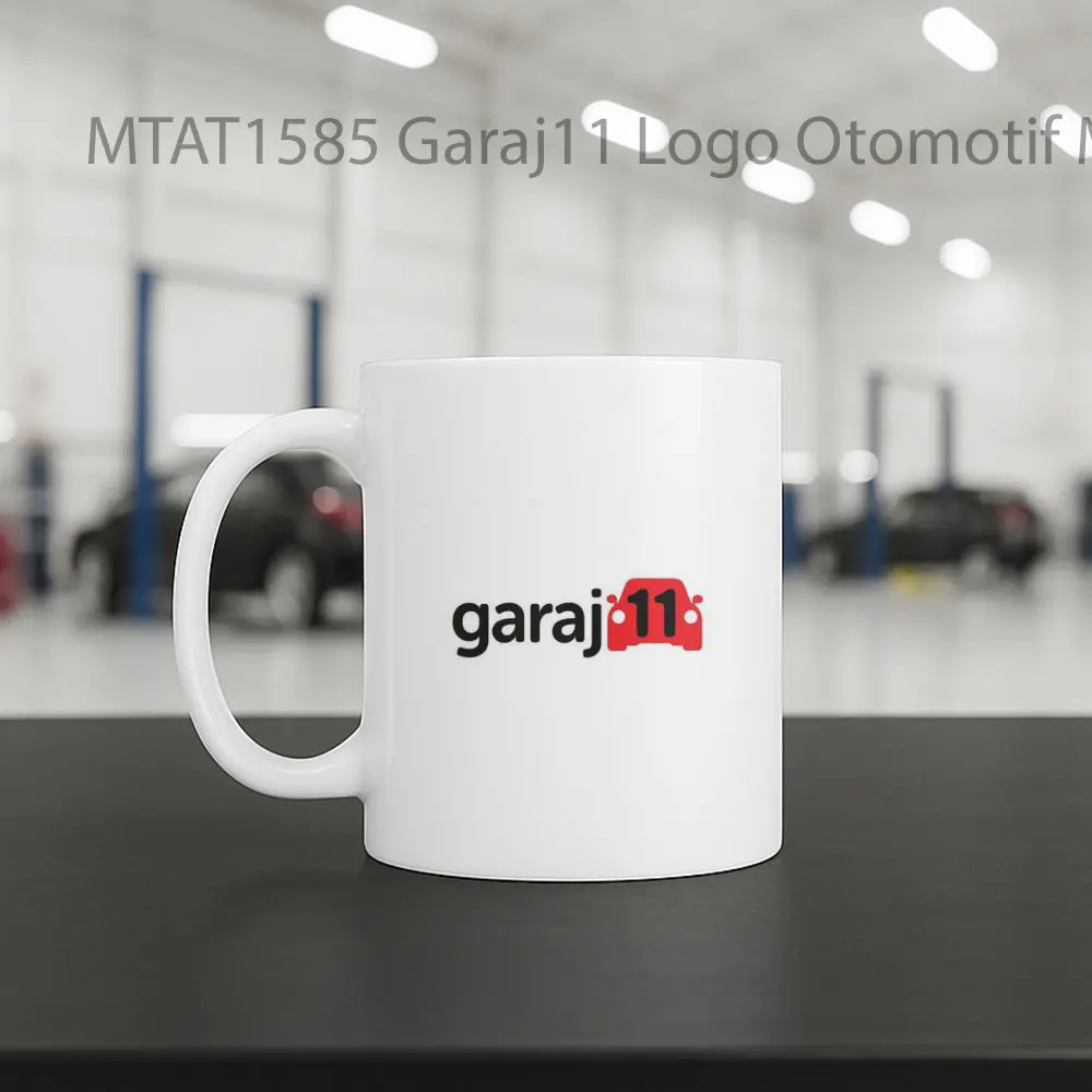 Garaj11 Logo Otomotif Mug - Sudut 2