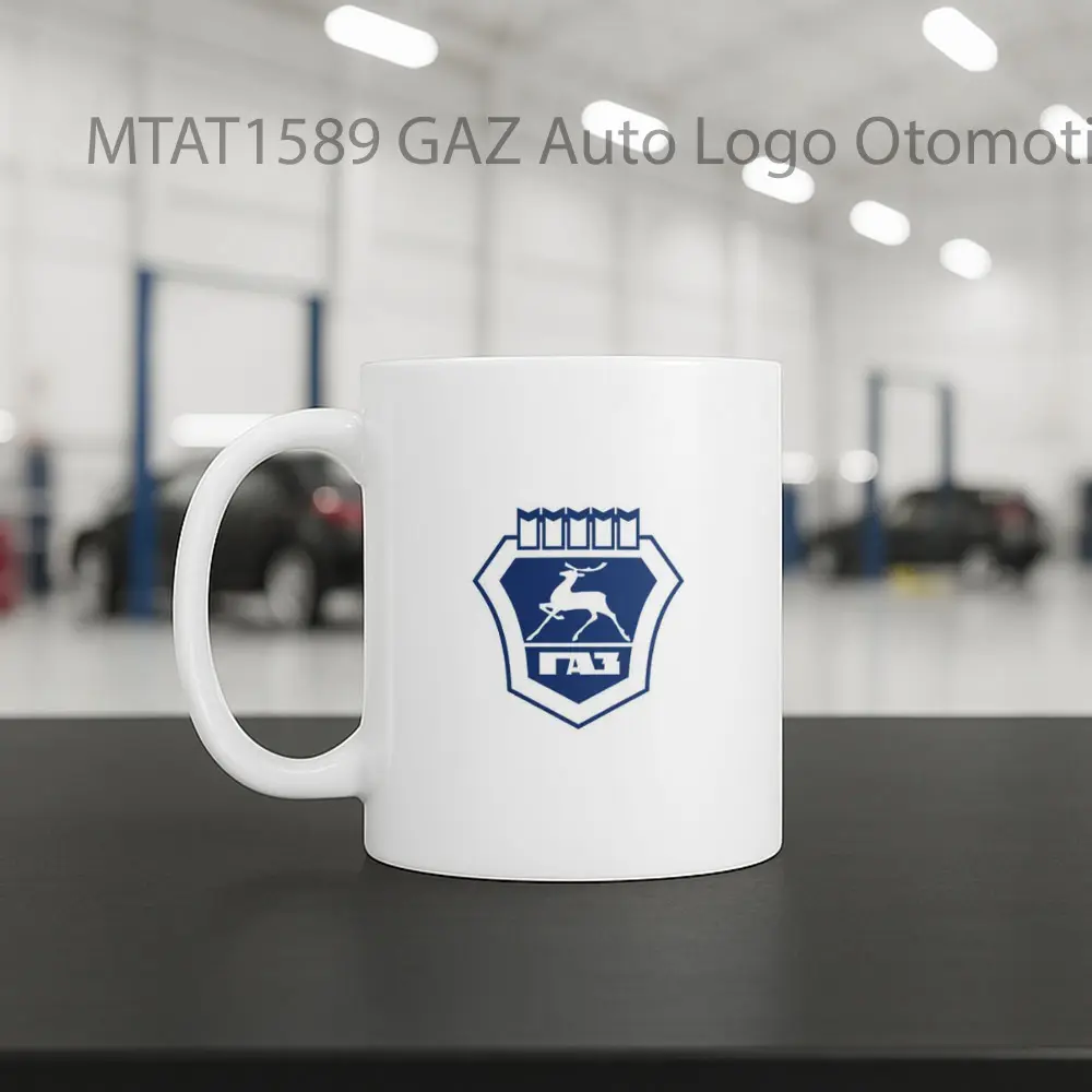 GAZ Auto Logo Otomotif Mug - Sudut 2