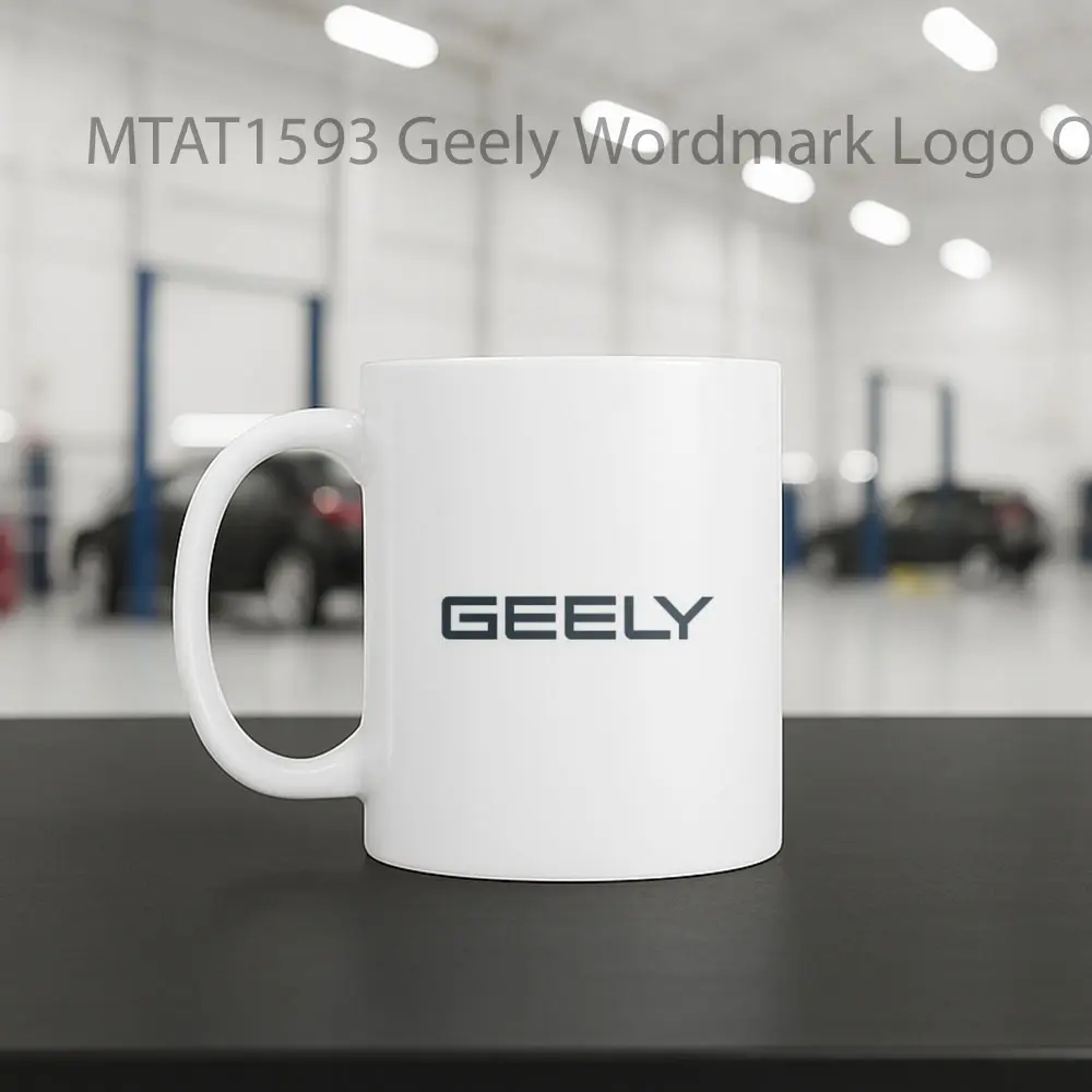 Geely Wordmark Logo Otomotif Mug - Sudut 2