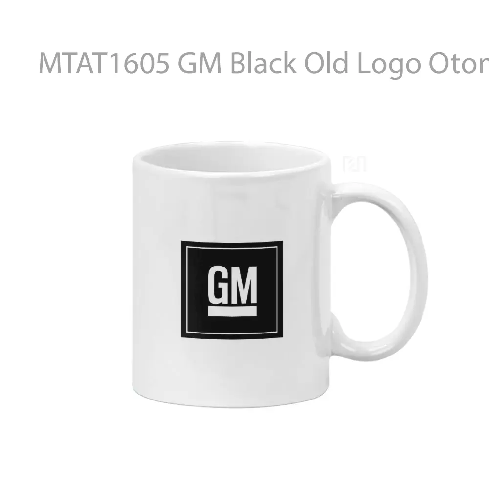 Mug Keramik Premium SNI - GM Black Old Logo Otomotif Mug