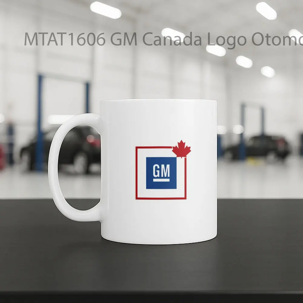 GM Canada Logo Otomotif Mug - Sudut 2